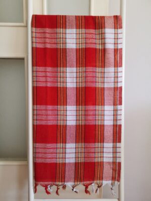 Hamam Peştemali, 100x180, 290 Gr. Kırmızı Klasik, İyi*