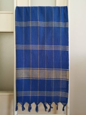 Hamam Peştemali, 80x180, 250 Gr. Sarı Lacivert*
