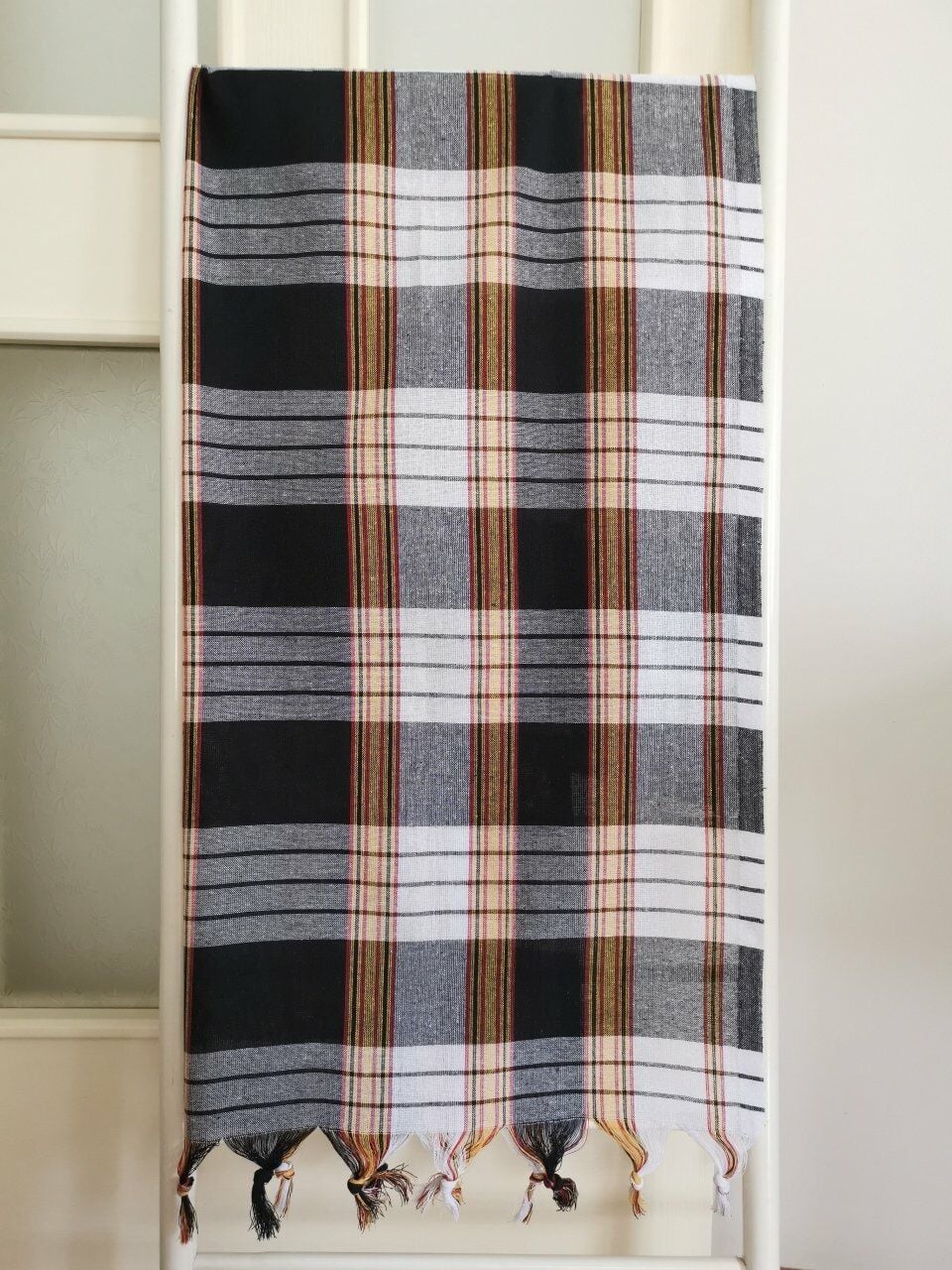 Hamam Peştemali, 80x180, 250 Gr. Siyah Beyaz, Klasik İyi*