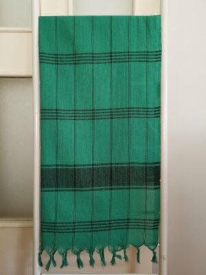 Hamam Peştemali, 80x180, 250 Gr. Yeşil Siyah*