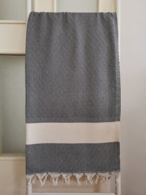 Siyah Peştemal, 100x180, Elmas, Banyo Havlusu, Plaj Havlusu*